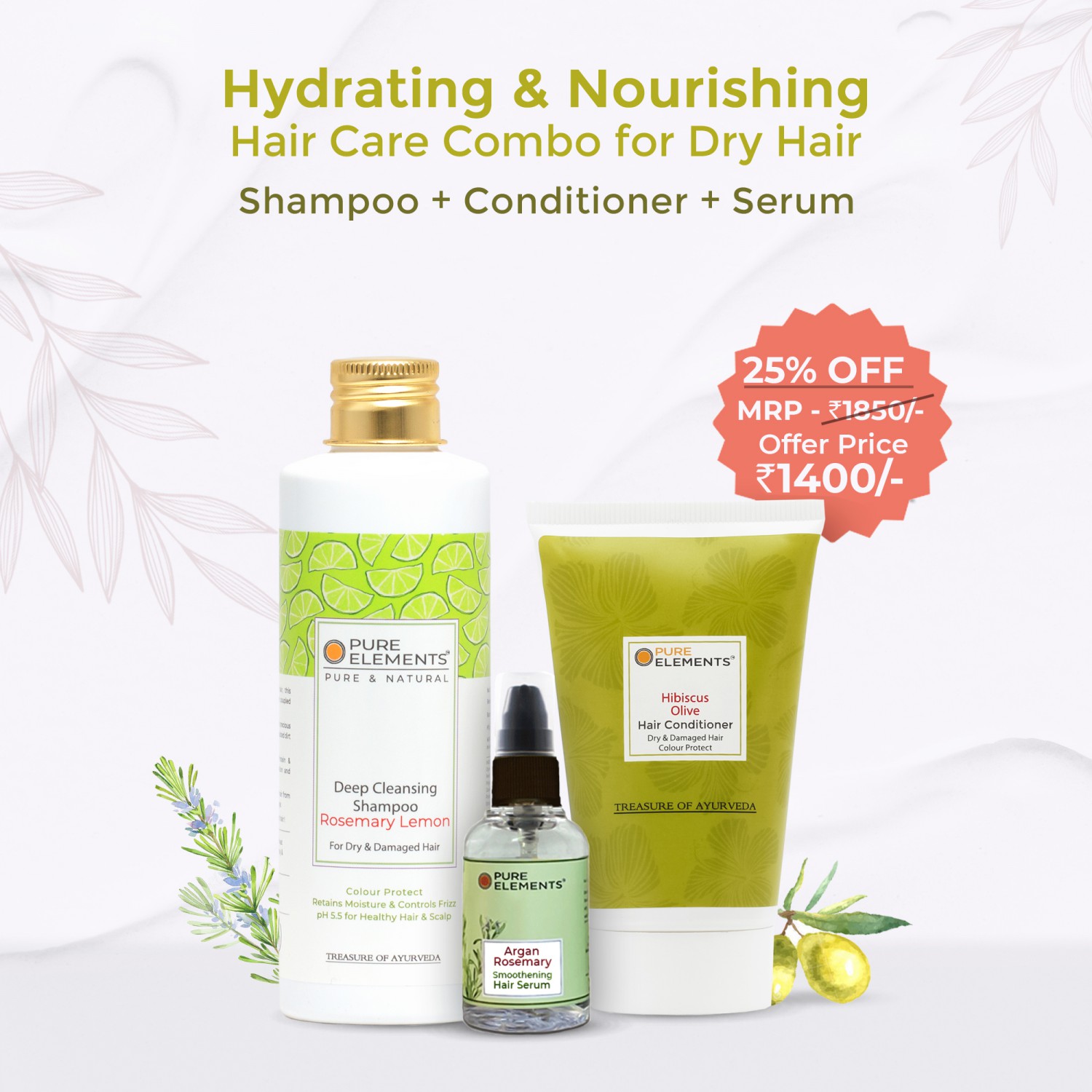 Hydrating & Nourishing Hair Care Combo for Dry Hair