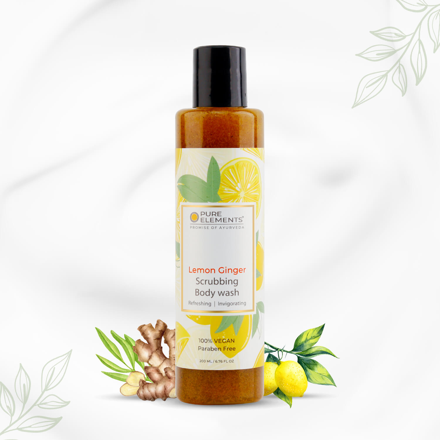 Lemon Ginger Scrubbing Body Wash