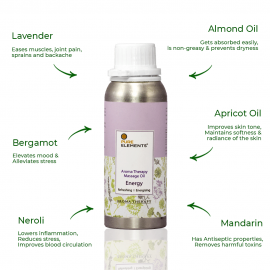 Aromatherapy Massage Oil - Energy