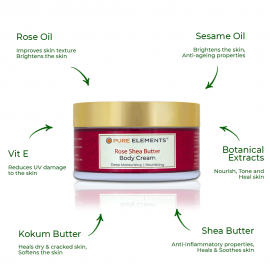 Rose Shea Butter Body Cream