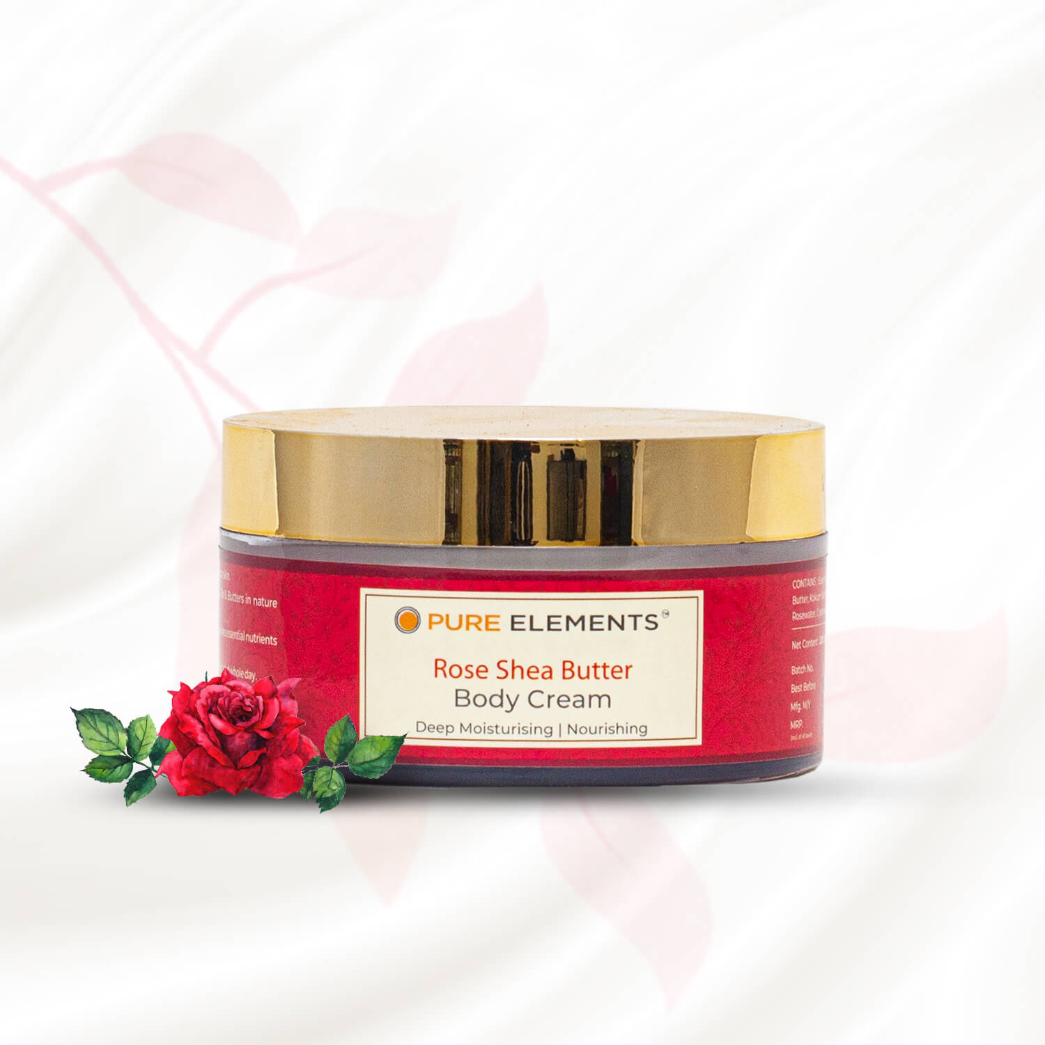 Rose Shea Butter Body Cream