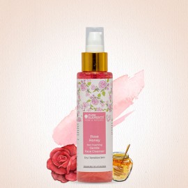 Rose Honey Non-Foaming Gentle Face Cleanser for Sensitive Skin